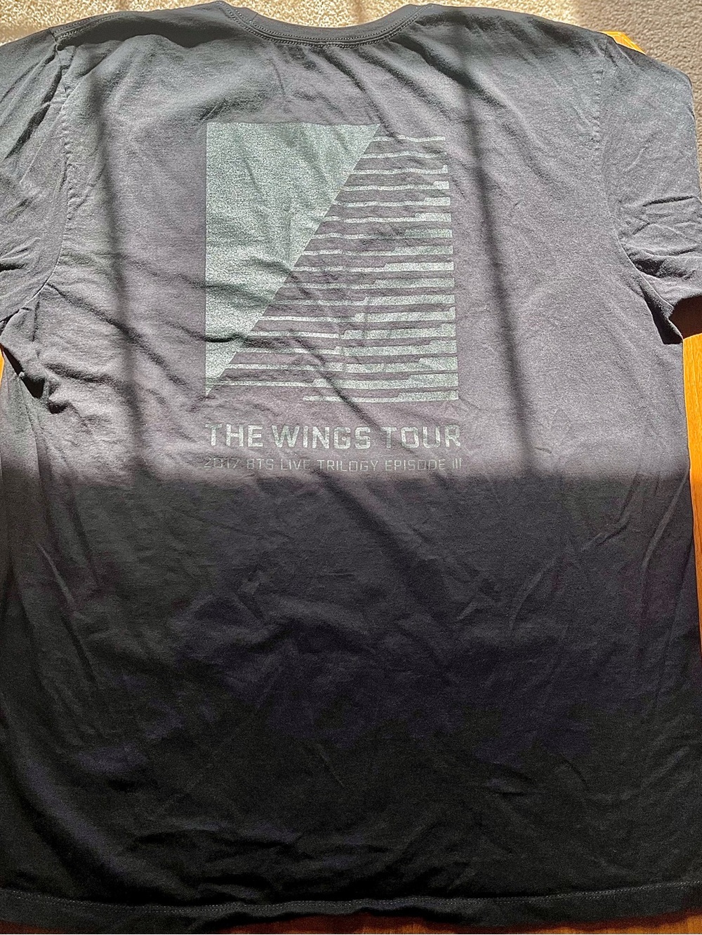 Official BTS “The Wings Tour” short sleeve shirt in black